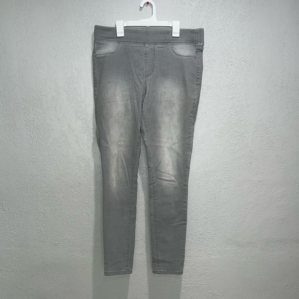 Old Navy Rockstar Mid Rise Gray Jean Leggings